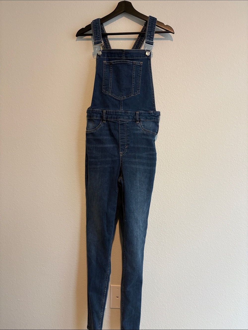 H&M Dark Blue Denim Women’s Overalls - Slim Bib Jumpsuit